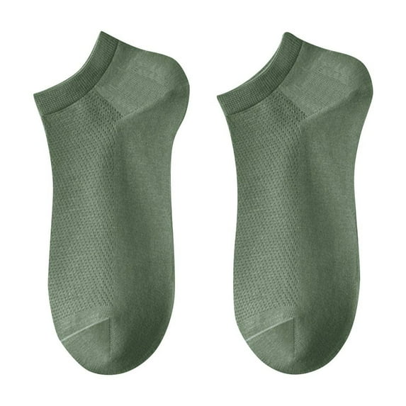 Alkepwun Men's Crew Socks Ankle Socks Athletic Low Cut Cushioned Moisture Wicking Running Socks Cotton Casual Comfort Breathable Invisible Short Socks 6 Pack