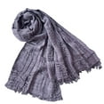 thumbnail image 1 of Alkepwun Men's Retro Plain Weave Scarf Shawl Wrap Soft Lightweight Versatile Scarves Wraps in Autumn and Winter, 1 of 2