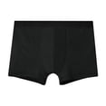 thumbnail image 1 of Alkepwun Mens Boxer Briefs Solid-Color Comfortable Stretch Elastic Waist Underwear Ribbed Snug-Fit No-Rolling-Edge Casual Underwear Full Coverage Supportive Pouch Moisture-Wicking Anti-Odor Briefs, 1 of 9