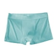 thumbnail image 1 of Alkepwun Mens Underwear Boxer Briefs Ice-Silk Thin Seamless Boxer Briefs Business Friendly Soft Comfortable Breathable Underwear with Moisture-Wicking Sweat-Absorbing Loose-Fit Boxer Shorts, 1 of 3