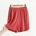 thumbnail image 1 of Alkepwun Pajama Shorts Women Elastic High Waist Lounge Bottom Soft Modal Sleep Shorts Comfy Pj Bottoms Cotton Sleepwear, 1 of 6