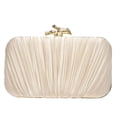 thumbnail image 1 of Alkepwun Purses for Women Matte Satin Pleated Evening Clutch Handbag with Chain Casual Classic Versatile Clutch Bag for Formal Prom Wedding Party Black-tie affairs, 1 of 9
