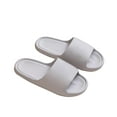 thumbnail image 1 of Alkepwun Shower Slippers for Women Men Quick Drying Lightweight Non Slip Open-toe House Slippers EVA Breathable Shoes Slide Slippers for Bathroom, Travel, Gym, Pool, Beach, 1 of 3