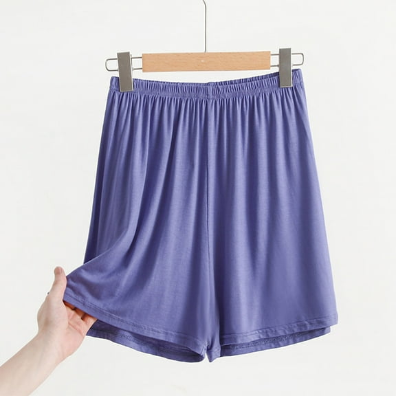 Alkepwun Sleep Shorts for Women Comfy Lightweight Lounge Bottoms Soft Undershorts Cotton Sleepwear Modal Pajama Shorts