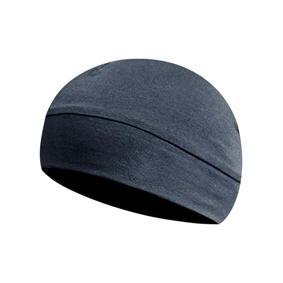 Alkepwun Sleeping Cap Unisex Solid-Color Elastic Versatile Sleep Hat Lightweigt Breathable Slouchy Thin Skull Hats Multifunctional Helmet Liner Caps