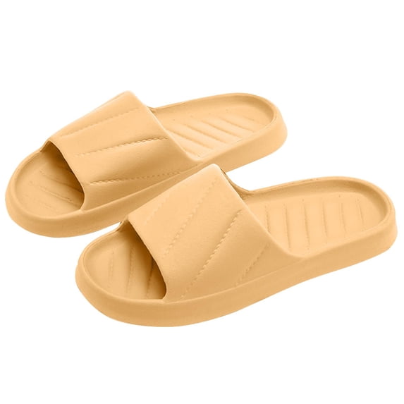 Alkepwun Slippers for Men Unisex Anti-Slip Quick-Dry Lightweight Breathable Bath Shoes Indoor/Outdoor Soft Open-Toe Home Sandals Pool Beach Sandals Shoe