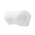 thumbnail image 1 of Alkepwun Strapless Bras for Women Seamless Non-Slip Padded Bandeau Bra Comfort Wireless Tube Top Bralette, 1 of 4