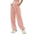 thumbnail image 1 of Alkepwun Sweatpants for Women Baggy Joggers Casual Loose Lounge Bottoms Y2K Clothes Lightweight Comfy Drawstring High Waisted Athletic Workout Pants with Pockets, 1 of 7