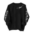 thumbnail image 1 of Alkepwun Sweatshirt for Women Crew Neck Loose Fit Valentine's Day Print Long Sleeve Pullover Top Casual Comfortable Lightweight Hoodless Couple's Tops, 1 of 5