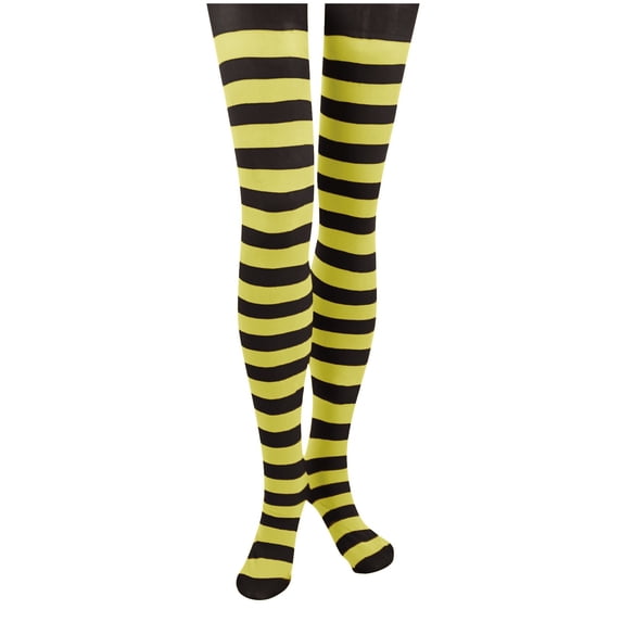 Alkepwun Tights for Girls Color-Blocking Striped Cotton Soft Lightweight Breathable Comfortable Leggings Adorable Fun Witch Costume Stockings