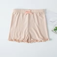 thumbnail image 1 of Alkepwun Toddler Girls Ruffled Shorts with Bow Kids Bike Cartwheel Shorts Soft Elastic Wasit Under Dress Dance Shorts Daily Shorts for Little to Big Kids 1-10Y, 1 of 3