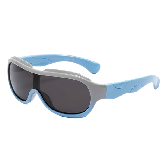 Alkepwun Toddler Sunglasses Polarized UV-Protective Unbreakable Frame Baseball Cycling Beach Glasses Cool Lightweight Comfort Pressure-Free Waterproof Glasses
