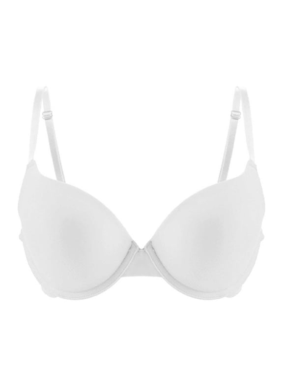 Underwire Bras for Women Push Up Seamless Support Plunge Everyday Bra Lightweight Breathable Back Fat Smoothing Lift Adjustable Comfort Underwear