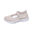 thumbnail image 1 of Alkepwun Walking Shoes Women Mesh Breathable Chunky Sole Plus Size Hook Loop Slip On Shoes Casual Comfort Lightweight Non Slip Round Toe Flat Roman Sneakers, 1 of 9