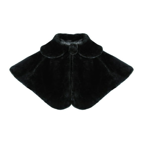 Alkepwun Warm Comfortable Thickened Flower Girl Cape