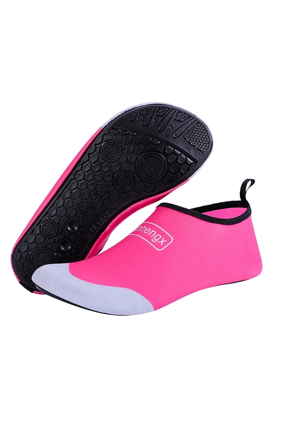 Water Shoes Color-Blocked Lightweight Breathable Anti-Slip Soft-Sole Aqua Socks Portable Quick-Dry Swimming Diving Quick Dry Beach Socks