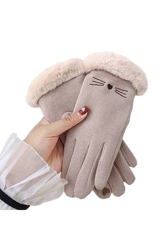 Winter Gloves for Women Cold Weather Warm Ladies Girls Ski Snow Gloves Touch Screen Texting Gloves Running Cycling Driving Gloves