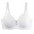 thumbnail image 1 of Alkepwun Womans Wireless Breathable Gathering Sports Bra Traceless Comfortable No Steel Ring Vest Everyday Sleep Bras, 1 of 3