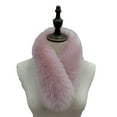 thumbnail image 1 of Alkepwun Women's Faux Fur Collar shawl Wraps Stitching Scarf for Winter Neck Warmer Scarf Like Real Fur Collar Extra Large, 1 of 2