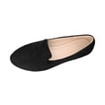 thumbnail image 1 of Alkepwun Women's Shoes Casual Versatile Minimalist Slip-On Ballet Shoe Velvet Upper Comfortable Breathable Lightweight Walking Flats Large Size Non-Slip Classic Bean Shoes, 1 of 9