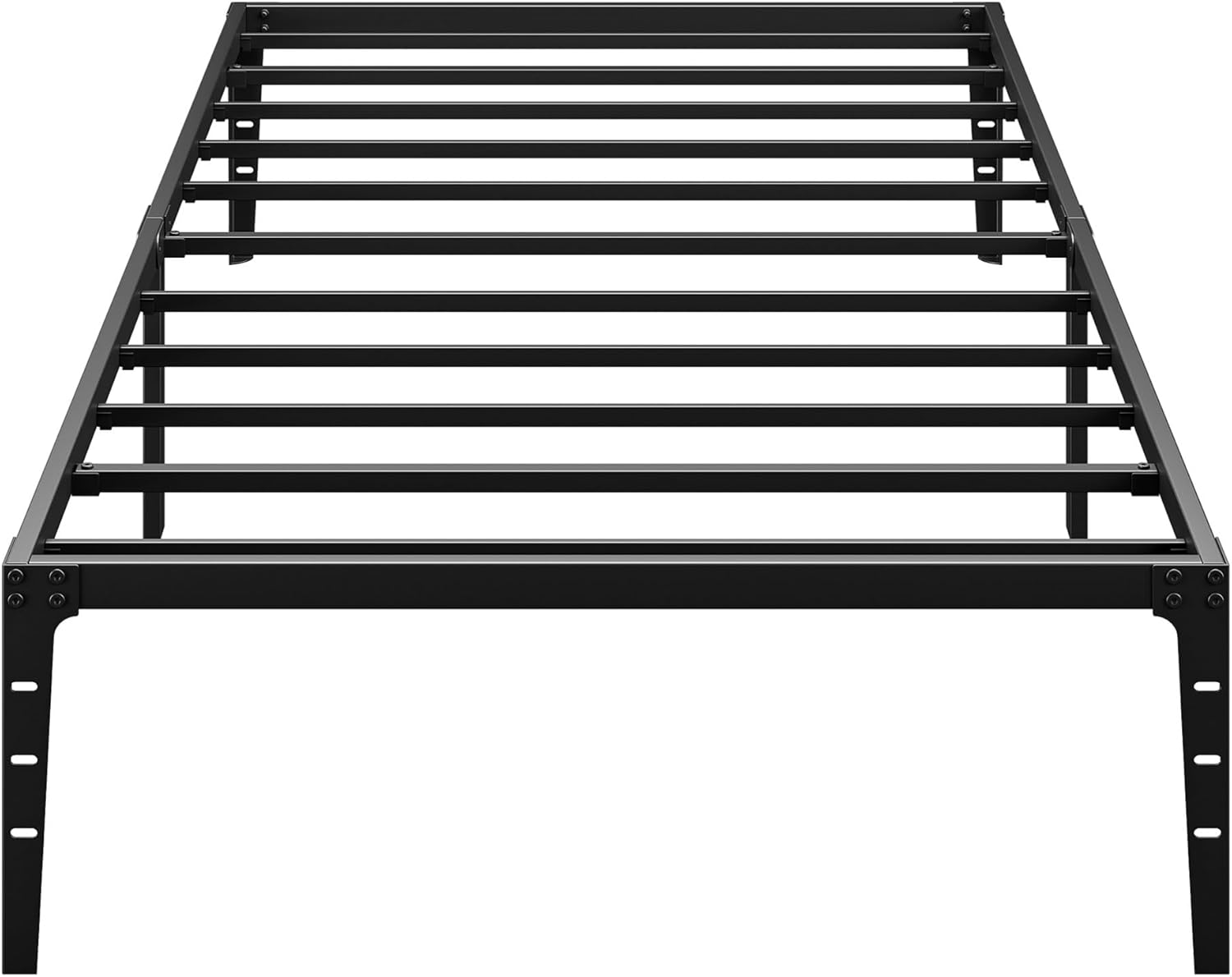 Box Support Platform 14 Inch Metal Platform Twin Bed Frame, Steel Slat Support Twin Size Bed ...