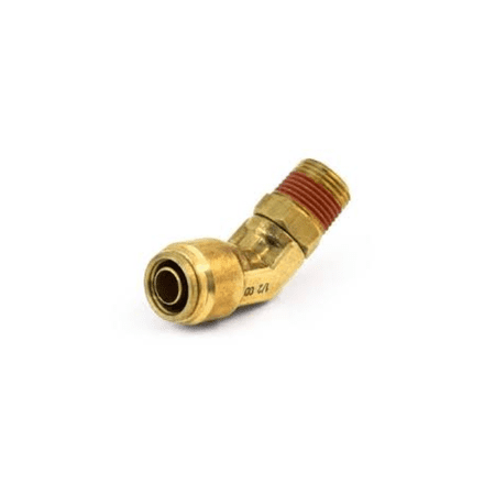 Alkon 980-6PXDOTS 45 Degree Swivel Male Elbow 3/8 Tube 1/4 NPT Heavy Duty Trucks