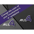 thumbnail image 1 of All 4 Emblem Vinyl Decal Inserts for MINI Cooper Countryman, Paceman, and Clubman - Choose Color - [PURPLE], 1 of 1