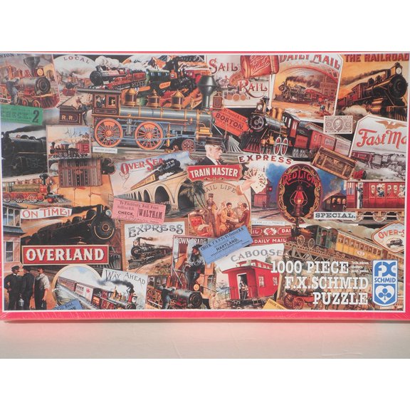 All Aboard 1000 Piece Schmid Puzzle