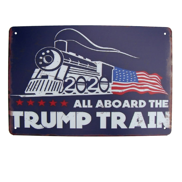 President Donald Trump Make America Great Again US Flag MAGA Tin Metal USA Sign President Donald Trump Make America Great Again US Flag MAGA Tin Metal USA Sign