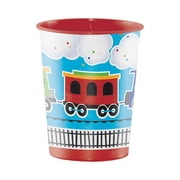 All Aboard Train 16 oz Plastic Keepsake Cup