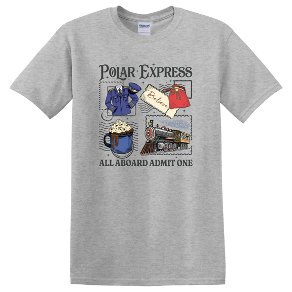 All Aboard Train Season Graphic T-Shirt