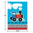 thumbnail image 1 of All Aboard Train Tank Engine Kids 1st Birthday Party Favor Sacks Loot Bags, 1 of 2