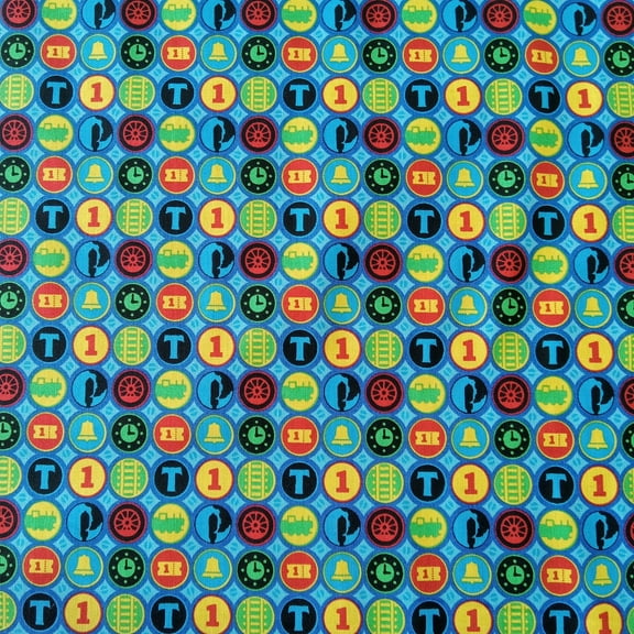 All Aboard with Thomas  Friends Icons Multi Fabric
