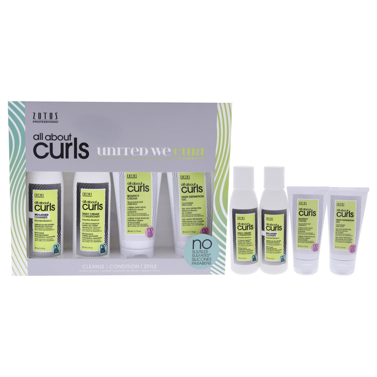 All About Curls SLS-Free Silicone-Free Paraben-Free Curl Starter Kit
