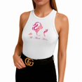 thumbnail image 1 of All About Her® Women’s Ribbed Sleeveless Tank Top High Neck Slim Fit Casual Cotton Shirt, 1 of 1