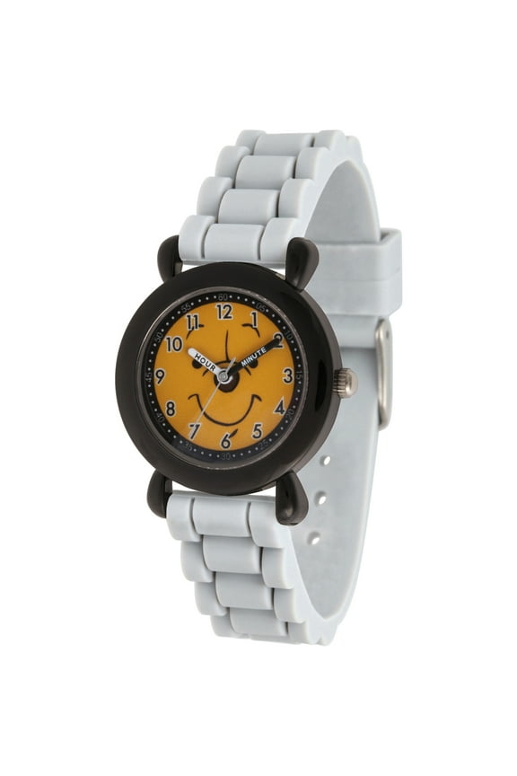 All About Me Portfolio Winnie the Pooh Boys' Black Plastic Time Teacher Watch