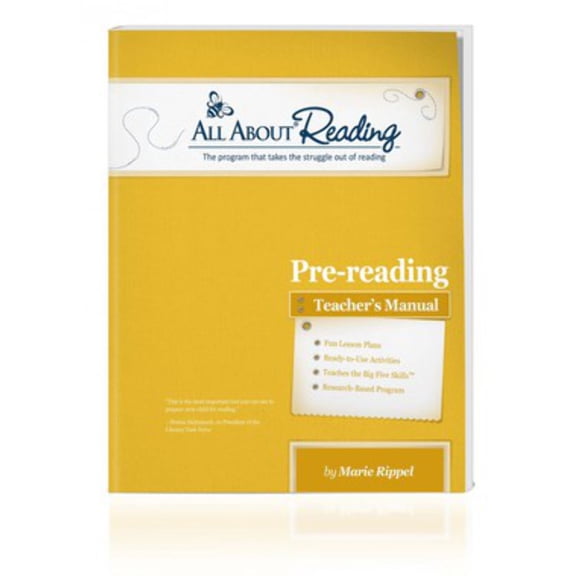 Pre-Owned All About Reading Pre-reading: Teacher's Manual