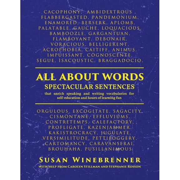 All About Words: Spectacular Sentences, (Paperback)