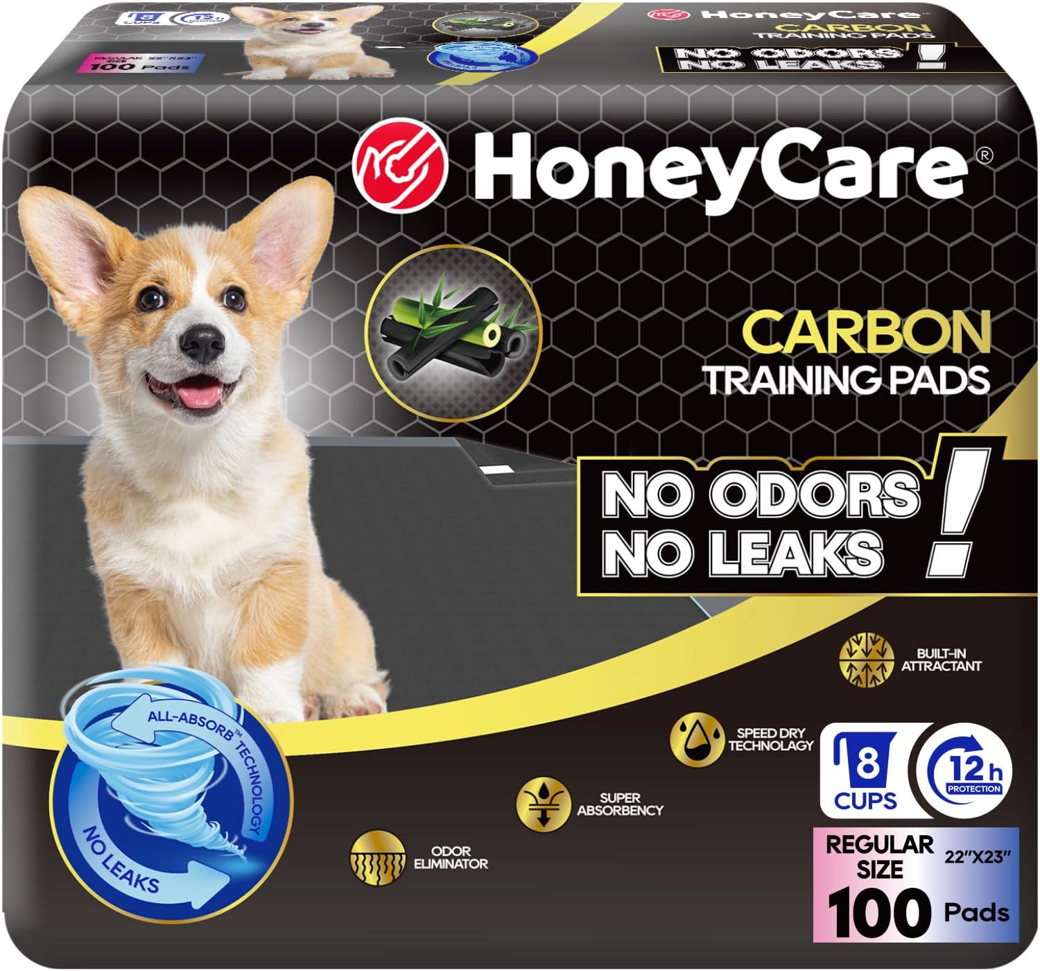 All-Absorb Puppy Training Pads | Doggie Potty Pads Absorb Eliminating ...