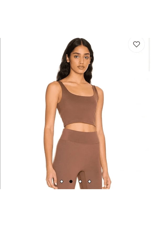 All Access Bandier CAPPUCINO Women's Tempo Crop Bra 1X