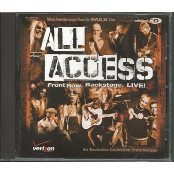 All Access - Front Row. Backstage. LIVE! - Music CD - - - INDI - Very Good - - Sold by Sounda