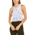 thumbnail image 1 of All Access womens  The Dynamic Ribbed Crop Tank, s, Blue, 1 of 3