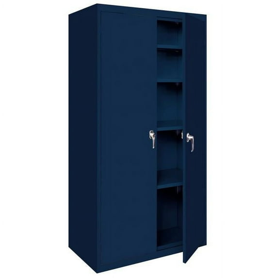 All Adjustable Cabinet - Blue, 18 x 18 x 72 in.