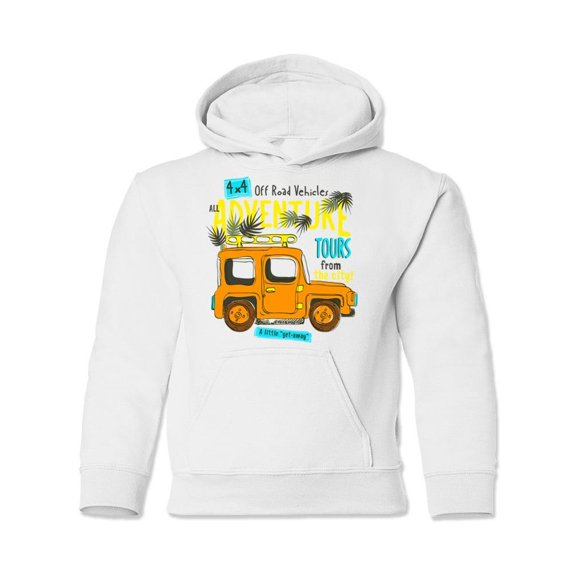 All Adventure Tours Hoodie Juniors -Image by Shutterstock,  Small