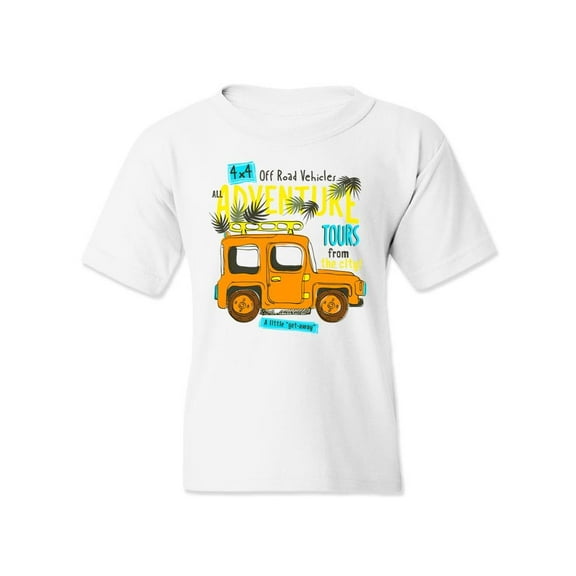 All Adventure Tours T-Shirt Juniors -Image by Shutterstock, x-Small