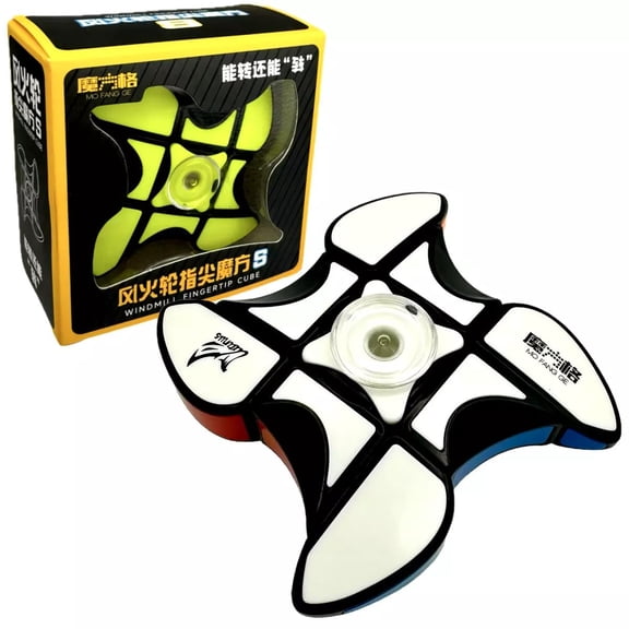 All Ages QIYI 1X3X3 Speed Cube Ultimate 2-In-1 S Windmill Magic Puzzle