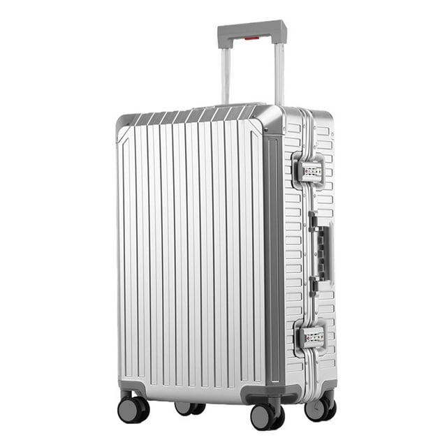 All Aluminum Magnesium Hardshell Carry On Luggage with Lock, Airline