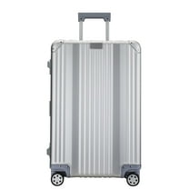 All Aluminum-magnesium Alloy Luxury Entire Hard Metal Case 24" Luggage Silver