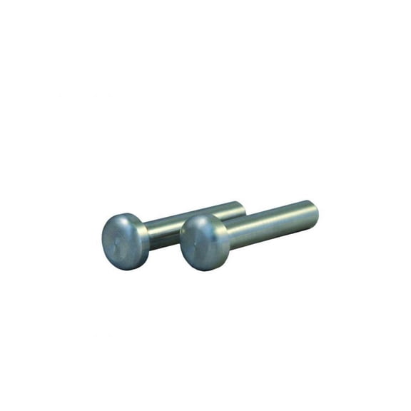 All American Billet DLK-PG Grooved Door Lock Knobs, Pair Polished