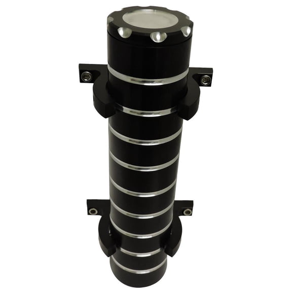 All American Billet ROFT-12-B Radiator Overflow Tank, 12 Inch
